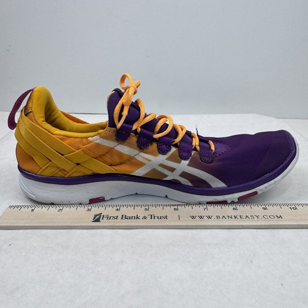 Asics Womens Size 8.5 Purple Orange Sana Athletic Running Shoes Lace Up S465N - Picture 13 of 13